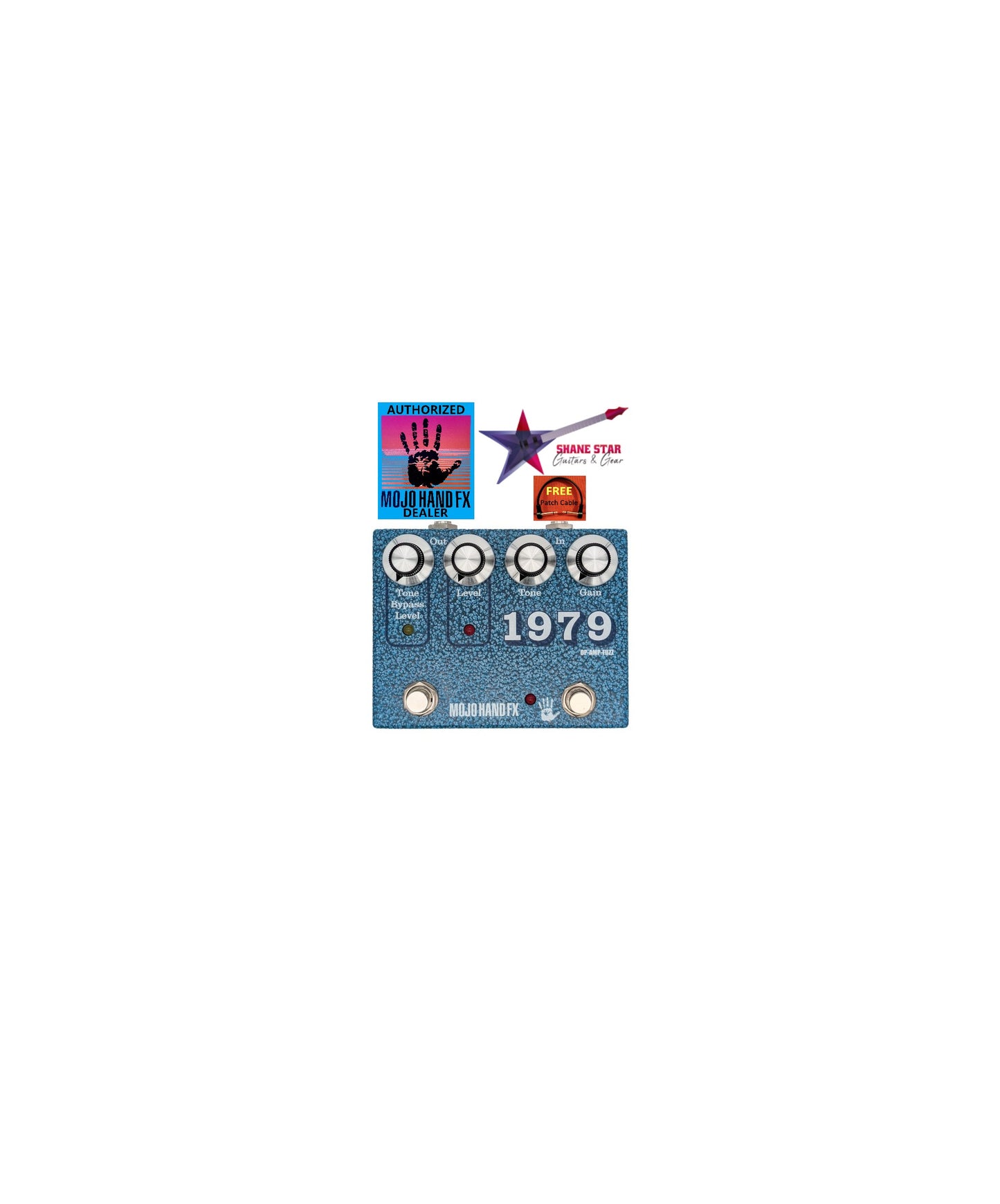 Mojo Hand FX 1979 Baja Blue Editionā”Outrageous Grungy DistortionšNotoriously High Gain Big Muff