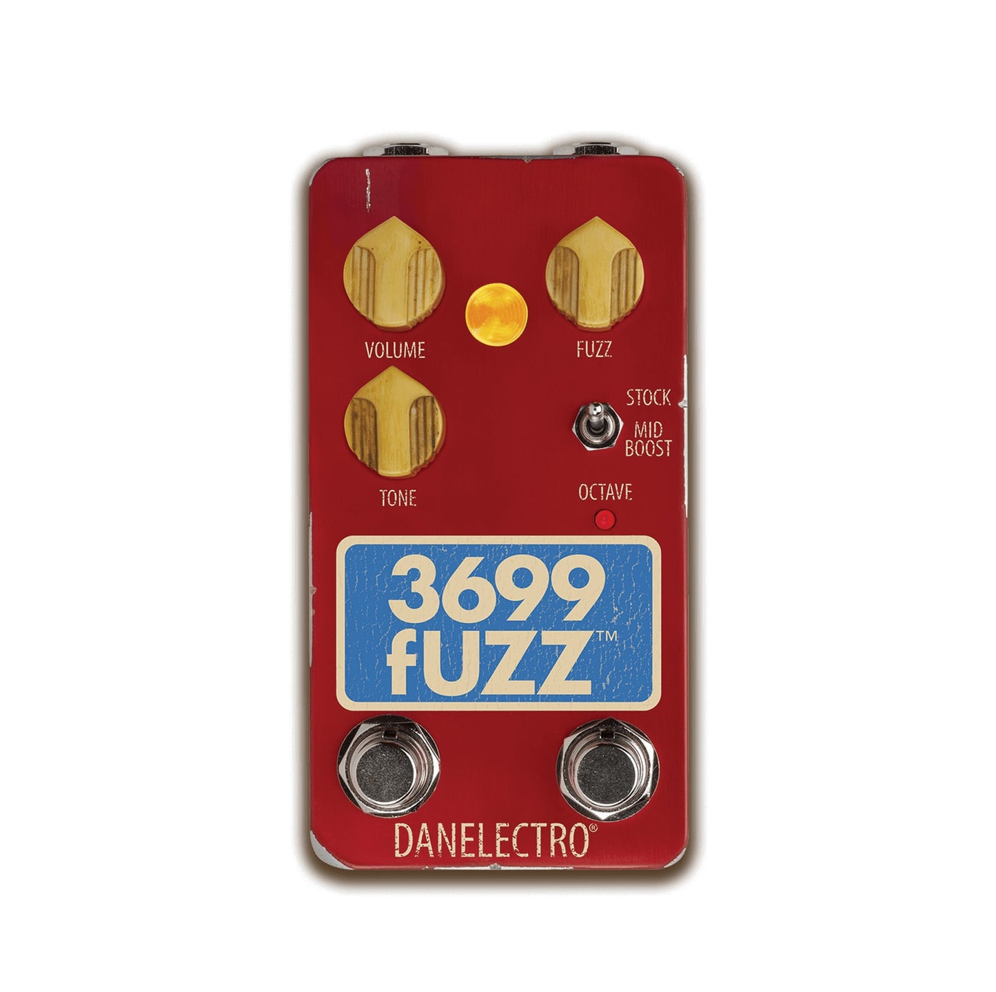Danelectro 3699 Fuzz(WATCHLIST OFFER)Velvet Tone For Sure! Mids Boost Toggle, Octave Is Foot Switchable, Octave Way More Pronounced
