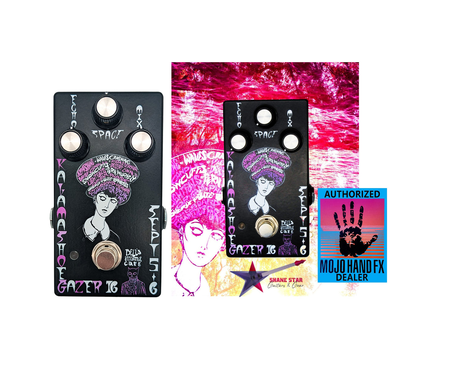 Mojo Hand FX Reverb/Delay(WATCHLIST OFFER)Kalamashoegazer Echo Gaze Voiced For Shoegaze & Dream Pop🎶Artwork from Kalamashoegazer 2025!