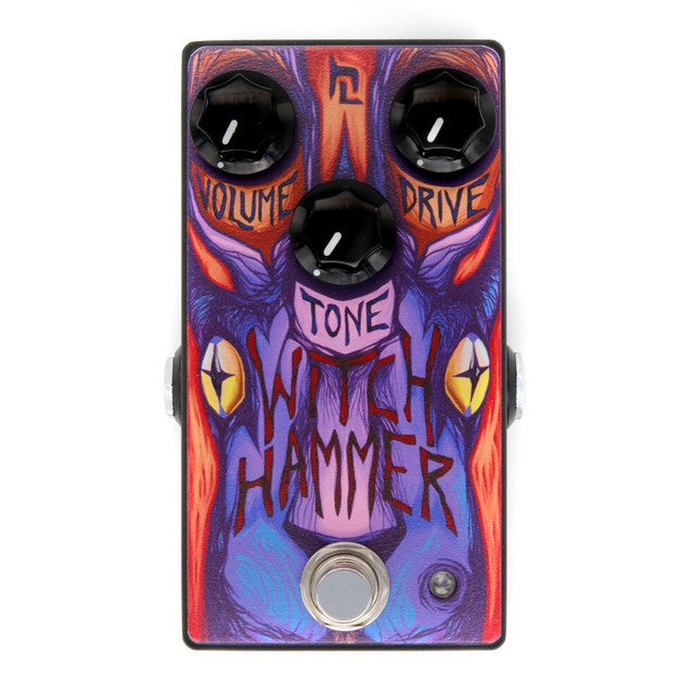 Haunted Labs Witch Hammer Transparent Overdrive Features Asymmetrical Clipping Extended Low-End Range