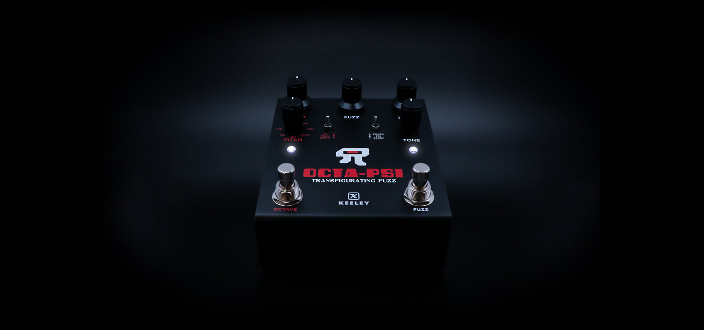 Keeley Octa Psi Transfigurating Fuzz Massive Sound Polyphonic Pitch Shifter High⚡Octane Circuitry