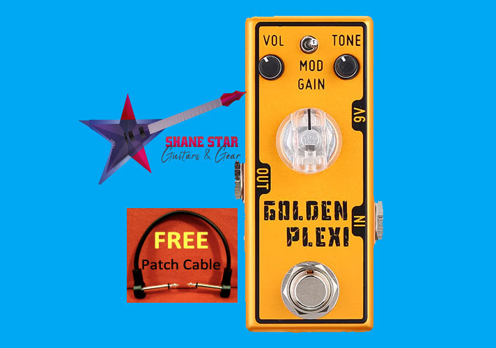 Tone City Golden Plexi V2 MOD SWITCH V2025 Legendary British Amp Crunch to High-Gain Distortion!!