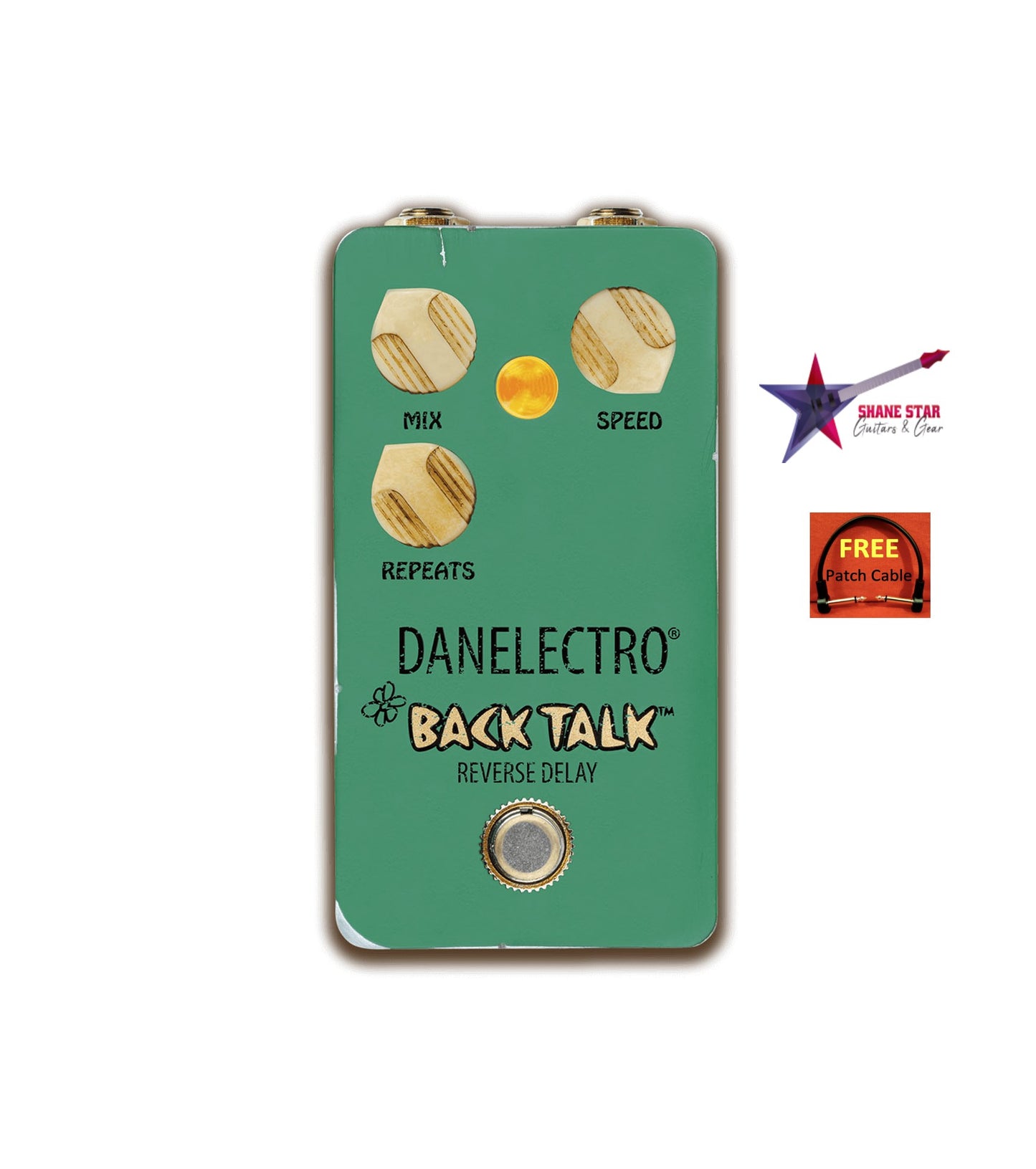 Danelectro Back Talk(WATCHLIST OFFER)Reverse Delay Reissue Warm Violin-Like, Organ-Like Tone