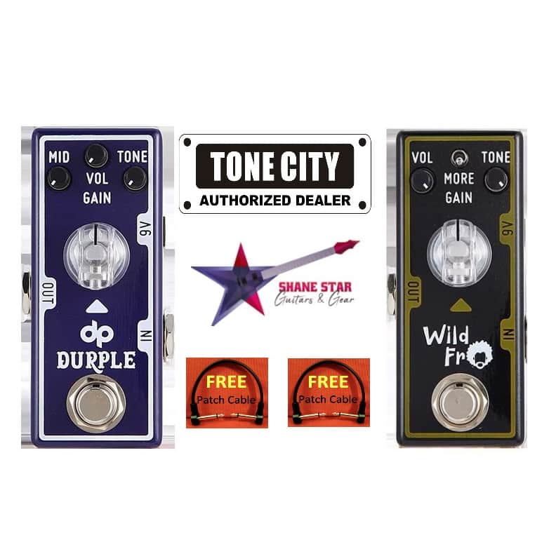 TONE CITY BUNDLE⚡WILD FRO(Sizzling Modern Distortion)& DURPLE(Rich And Responsive Low-To-Medium Gain)