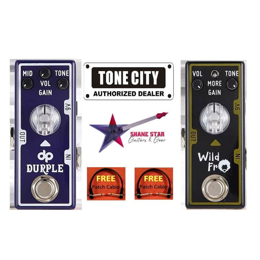 TONE CITY BUNDLE⚡WILD FRO(Sizzling Modern Distortion)& DURPLE(Rich And Responsive Low-To-Medium Gain)