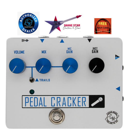 Cusack Pedal Cracker V2(WATCHLIST OFFER)🎤Sing With Effects!🎙Use Effects (Delay,Reverb,etc.)For Singers, Keyboard Players, Horn Players and Percussionists!