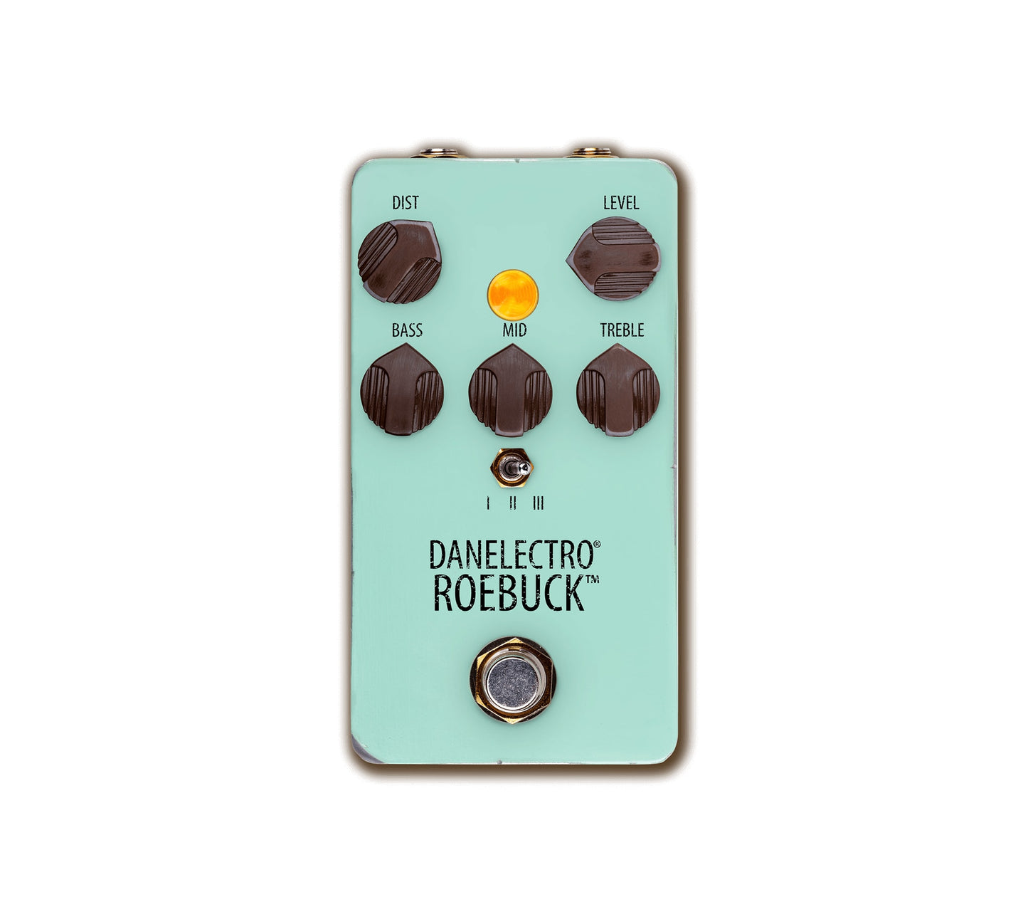 Danelectro Roebuck Distortion(WATCHLIST OFFER)Adds 2 Tasty ­Clipping ­Options Original Tone & Grit