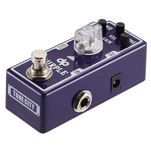 Tone City Durple Overdrive Rich & Responsive Low-To-Medium Gain Sounds From Guitarist Peter Honoré