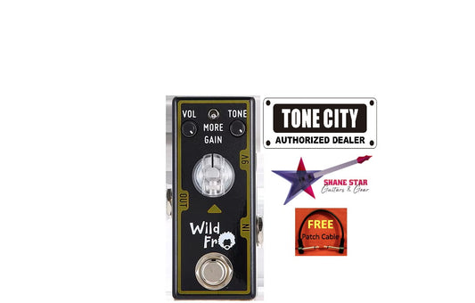 Tone City Wild Fro Rabea Massaad Signature Pedal Aggressive-Sounding Sizzling Modern Distortion!