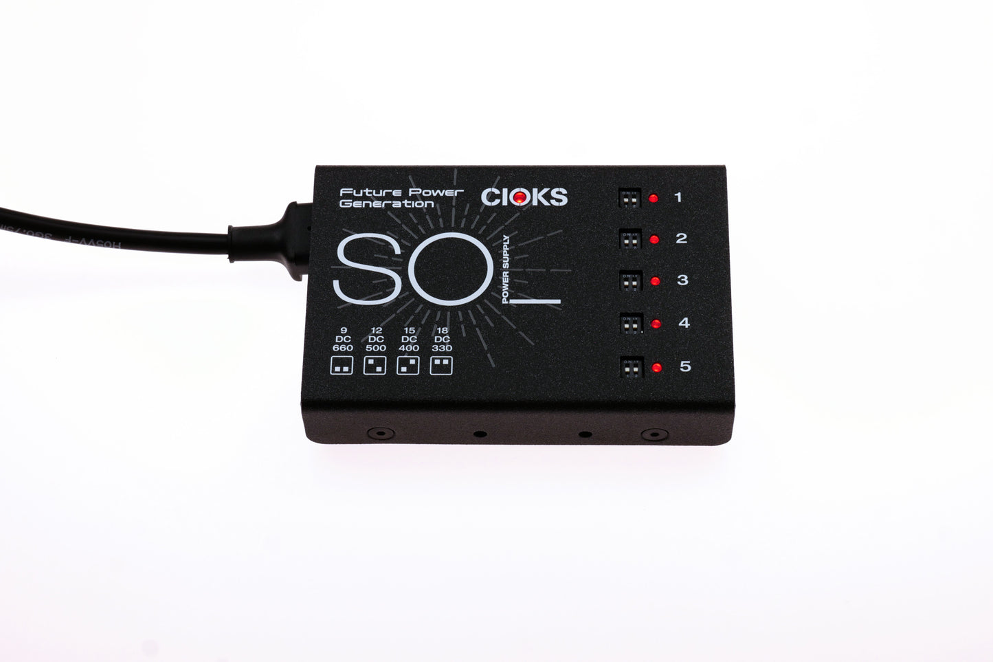 CIOKS Sol+Valeton GP-5 Bundle!(WATCHLIST OFFER)Pedal Power+Multi FX Selectable Voltage,5 Isolated Outlets,9 Cables+Multi FX