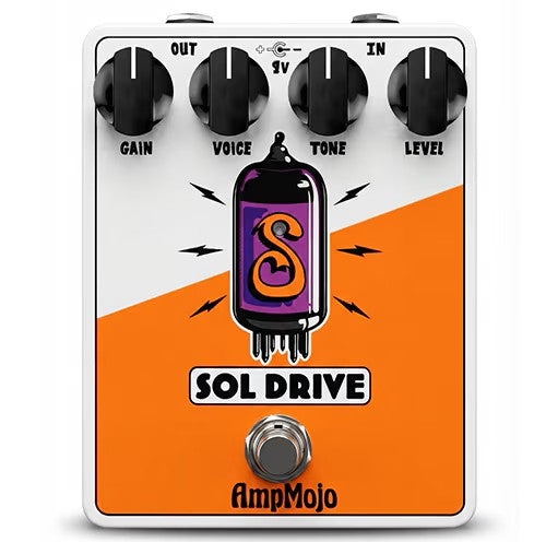 AmpMojo Sol Overdrive With A Tung-Sol 12AX7 Pre-Amp Tube! Adds A Level Of Harmonic Complexity