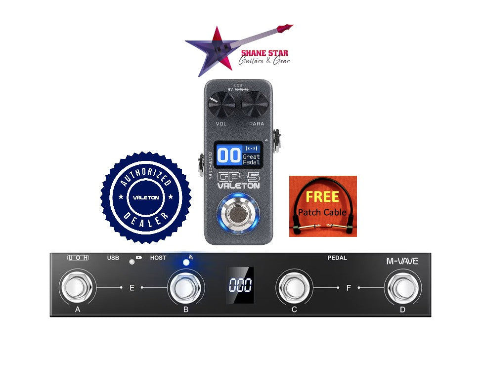 Valeton GP-5(WATCHLIST OFFER)+M-Vave Chocolate PLUS Midi Controller Bundle