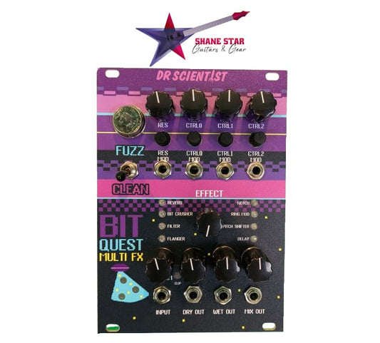 Dr. Scientist Eurorack Bitquest(WATCHLIST OFFER)🎛Module Featuring 8 Fun And Adventurous Patches!