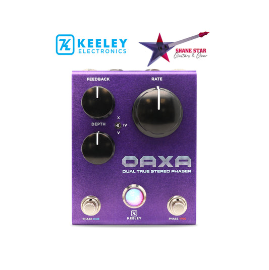 Keeley Oaxa Dual True Stereo Phaser! Versatile Phasing Options, Analog Soul, Digital Precision, Enhanced Alt Features!