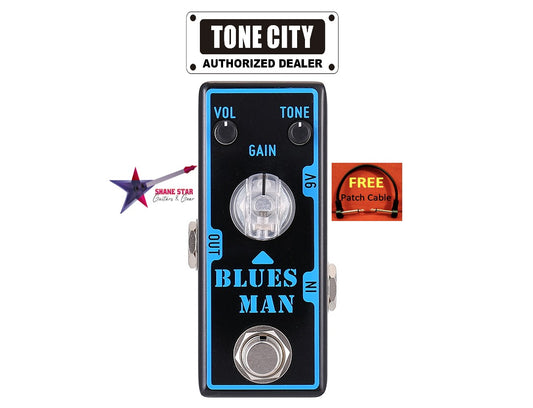 Tone City Blues Man Low-Gain Overdrive🎛Inspired by A Vintage British Overdrive Pedal! Blues Man Adds Smooth Overdrive Tone without coloring it!