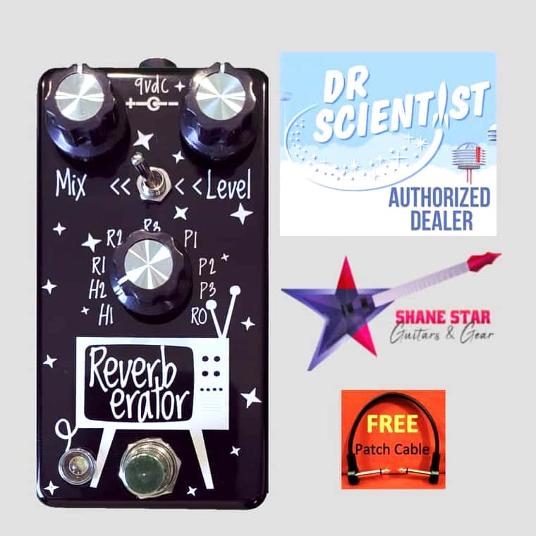 Dr. Scientist Mini Reverberator🎶9 Excellent Sounding Reverb Algorithms In A Compact Box! TV Deep Purple Sparkle Finish