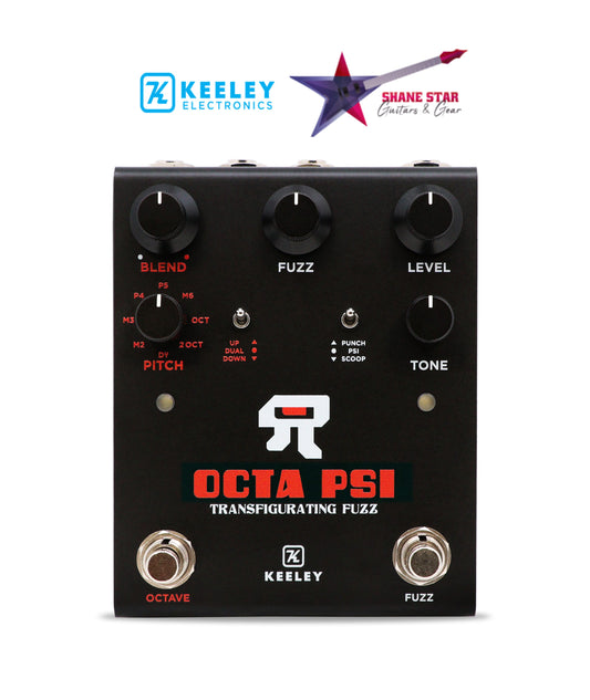 Keeley Octa Psi Transfigurating Fuzz Massive Sound Polyphonic Pitch Shifter High⚡Octane Circuitry