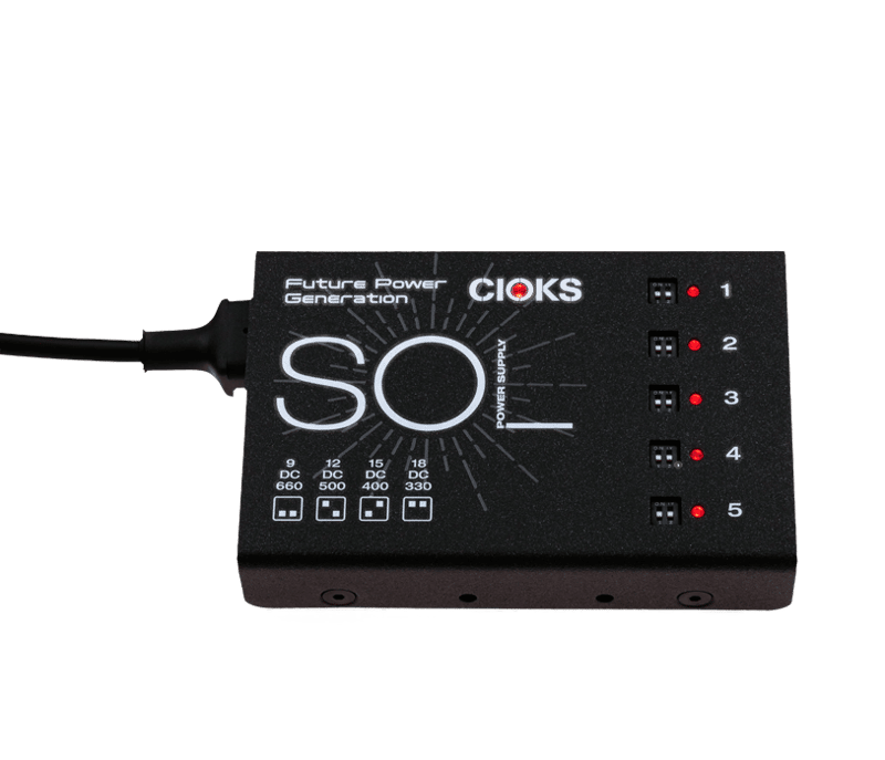 CIOKS Sol+Valeton GP-5 Bundle!(WATCHLIST OFFER)Pedal Power+Multi FX Selectable Voltage,5 Isolated Outlets,9 Cables+Multi FX