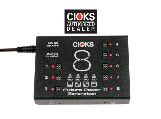 CIOKS C8e Pedal Power Expansion WATCHLIST OFFER! Expand Your DC7⚡Switchable Outputs:9,12,15,18Volts +Cables