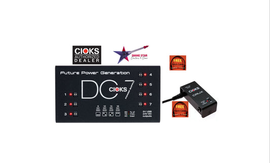 CIOKS DC7 + CRUX BUNDLE⚡Power Your Pedals & Quad Cortex, Line 6 & Other FX Processors!