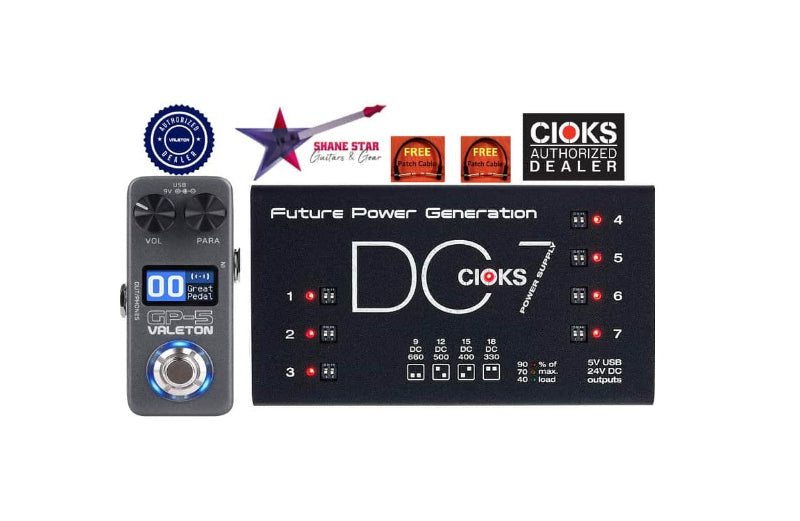 CIOKS DC7 Power Supply + Valeton GP-5 WATCHLIST OFFER! Multi FX Bundle