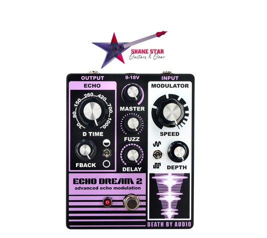 Modulating Delay🎶Death By Audio Echo Dream2🔊LUSH MODULATING ECHO! A Powerful, Ethereal, & Nuanced Delay Pedal With Otherworldly Controls!