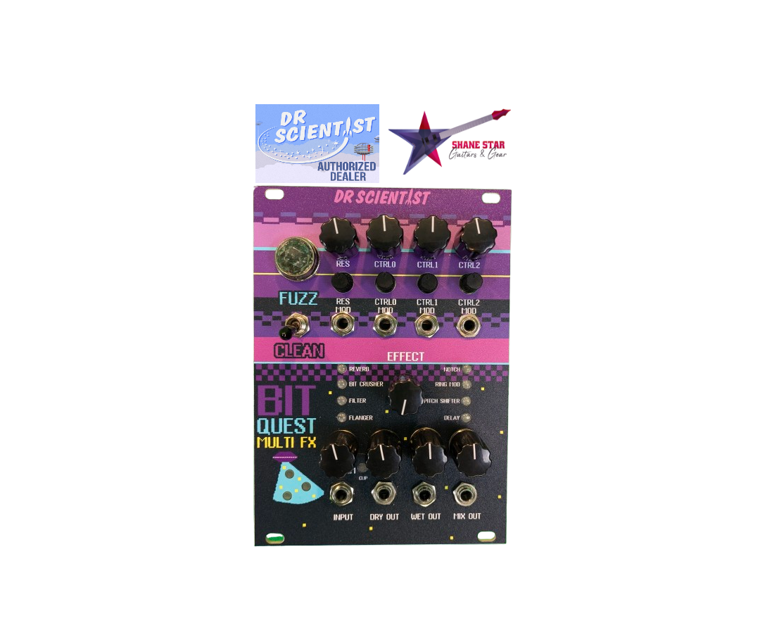 Dr. Scientist Eurorack Bitquest(WATCHLIST OFFER)🎛Module Featuring 8 Fun And Adventurous Patches!