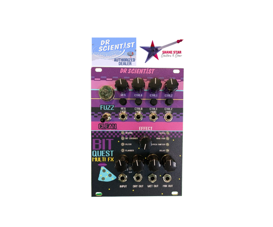 Dr. Scientist Eurorack Bitquest(WATCHLIST OFFER)🎛Module Featuring 8 Fun And Adventurous Patches!