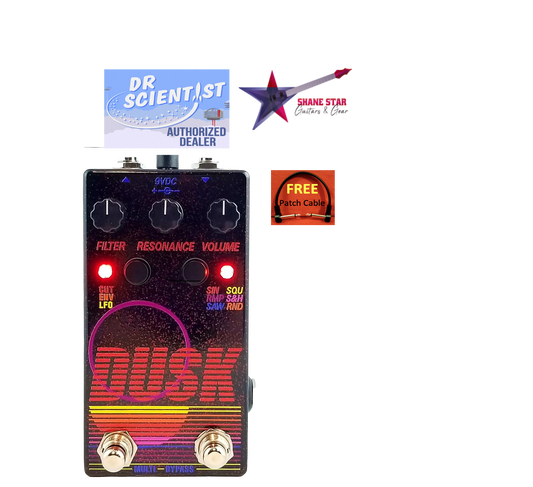 Filter Pedal! Dr Scientist Dusk Filter Pedal Digitally Controlled Analog Filter Has 3 Filter Modes+6 LFO Waveforms