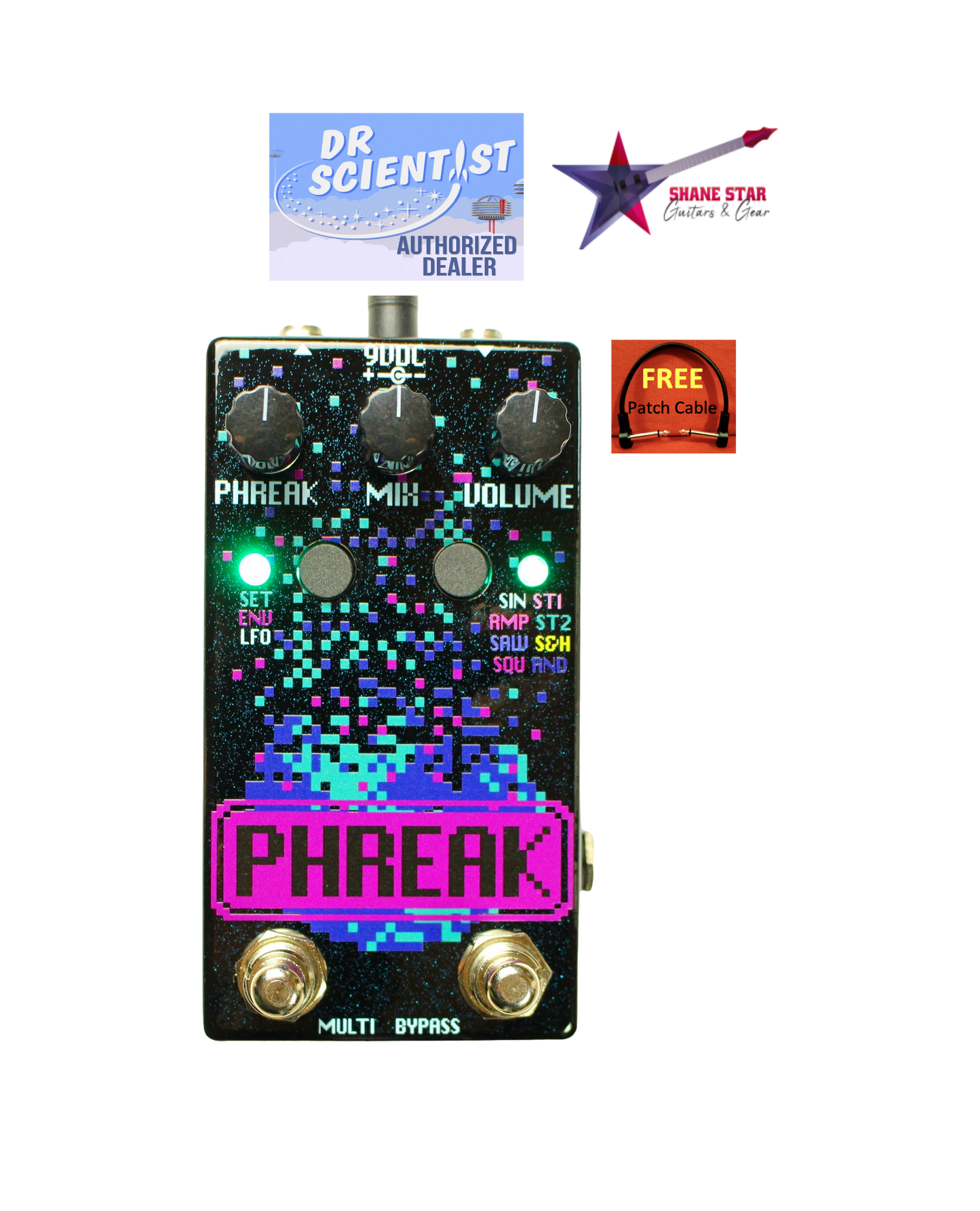 Ring Modulator🎛Dr. Scientist PHREAK! Digitally Controlled Three Ring Modulator Modes, 8 LFO Wave Forms