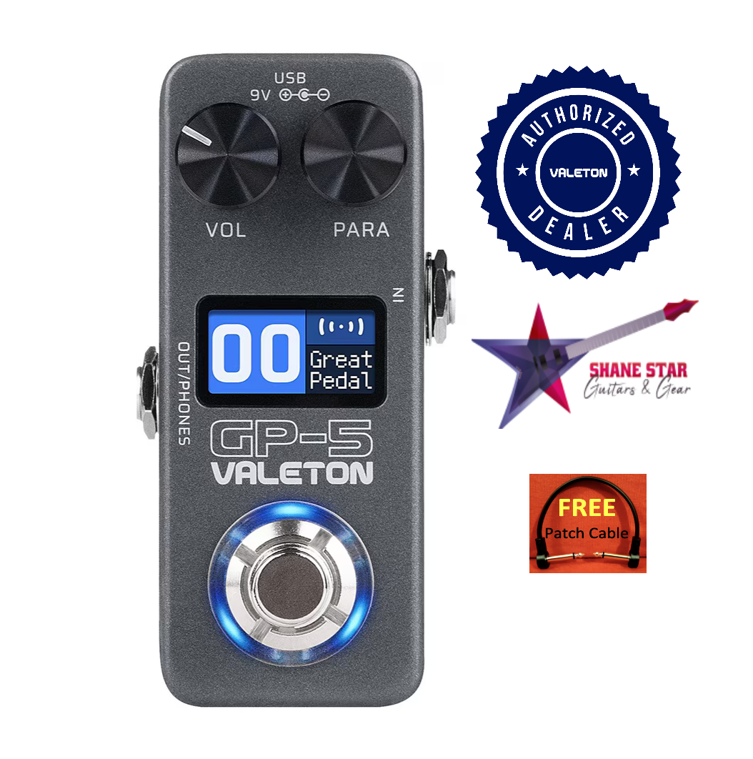Valeton GP-5 Compact Multi-Effects Snap Tone & IR Loader