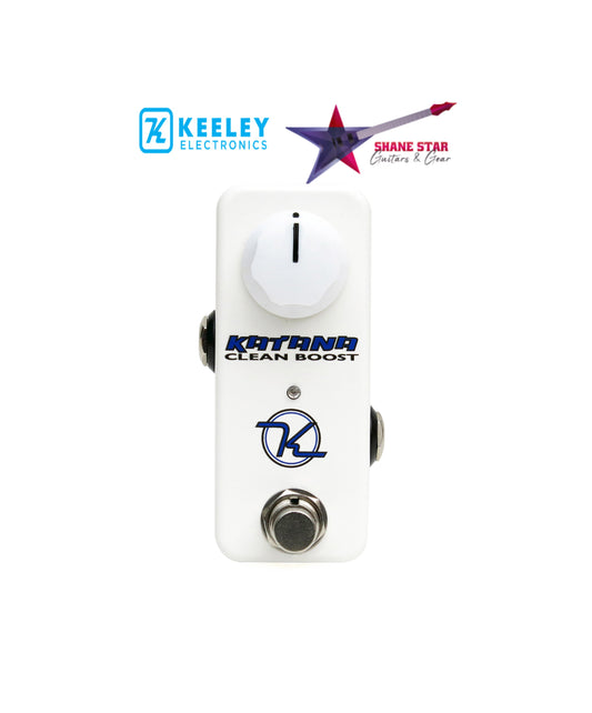 Keeley Mini Katana Clean Boost 4 Mode Booster! With The Dual Micro Switches