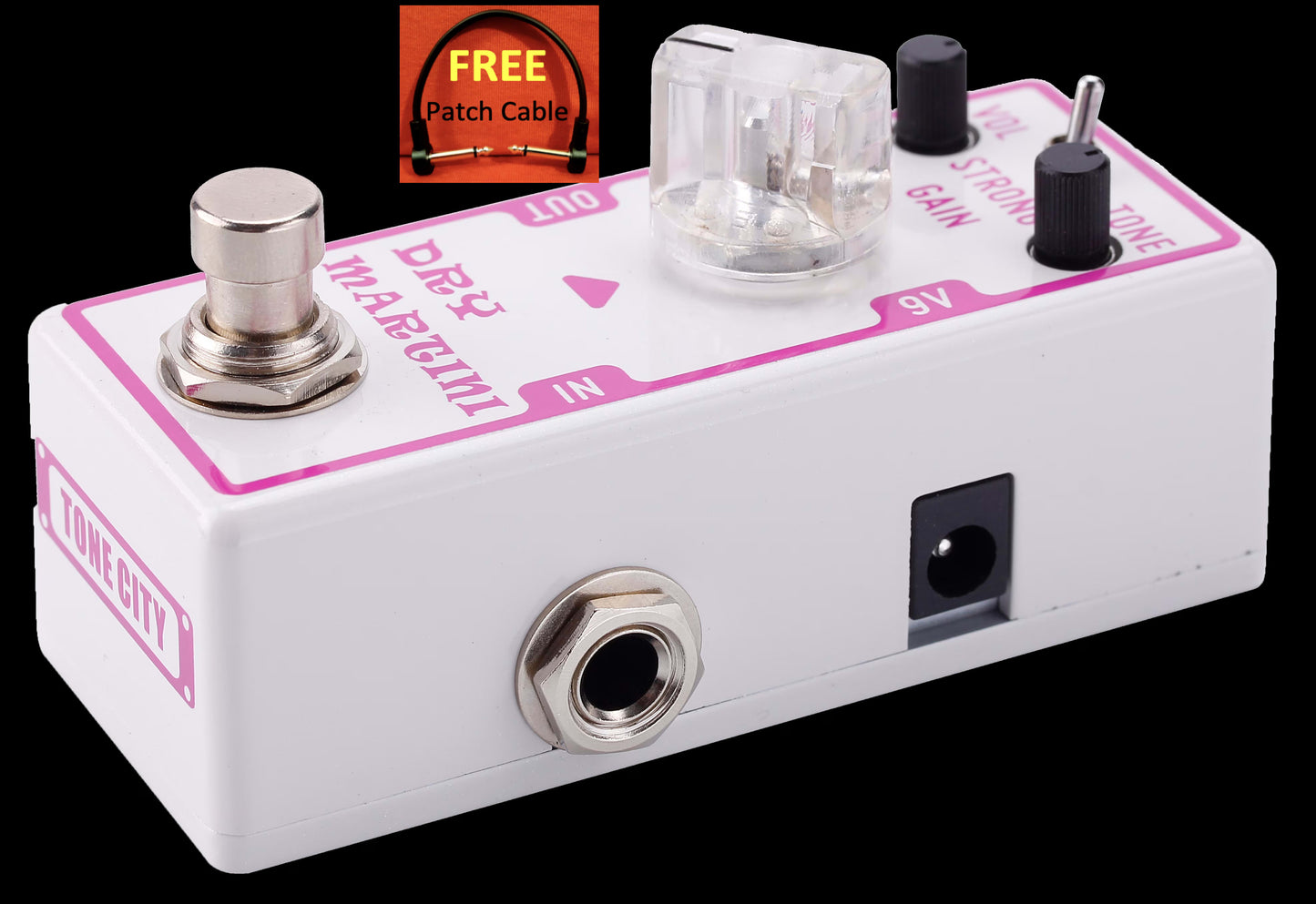 Tone City Dry Martini "OCD" Style Overdrive⚡Low-Gain Boost Or A Potent Medium-Gain Drive!