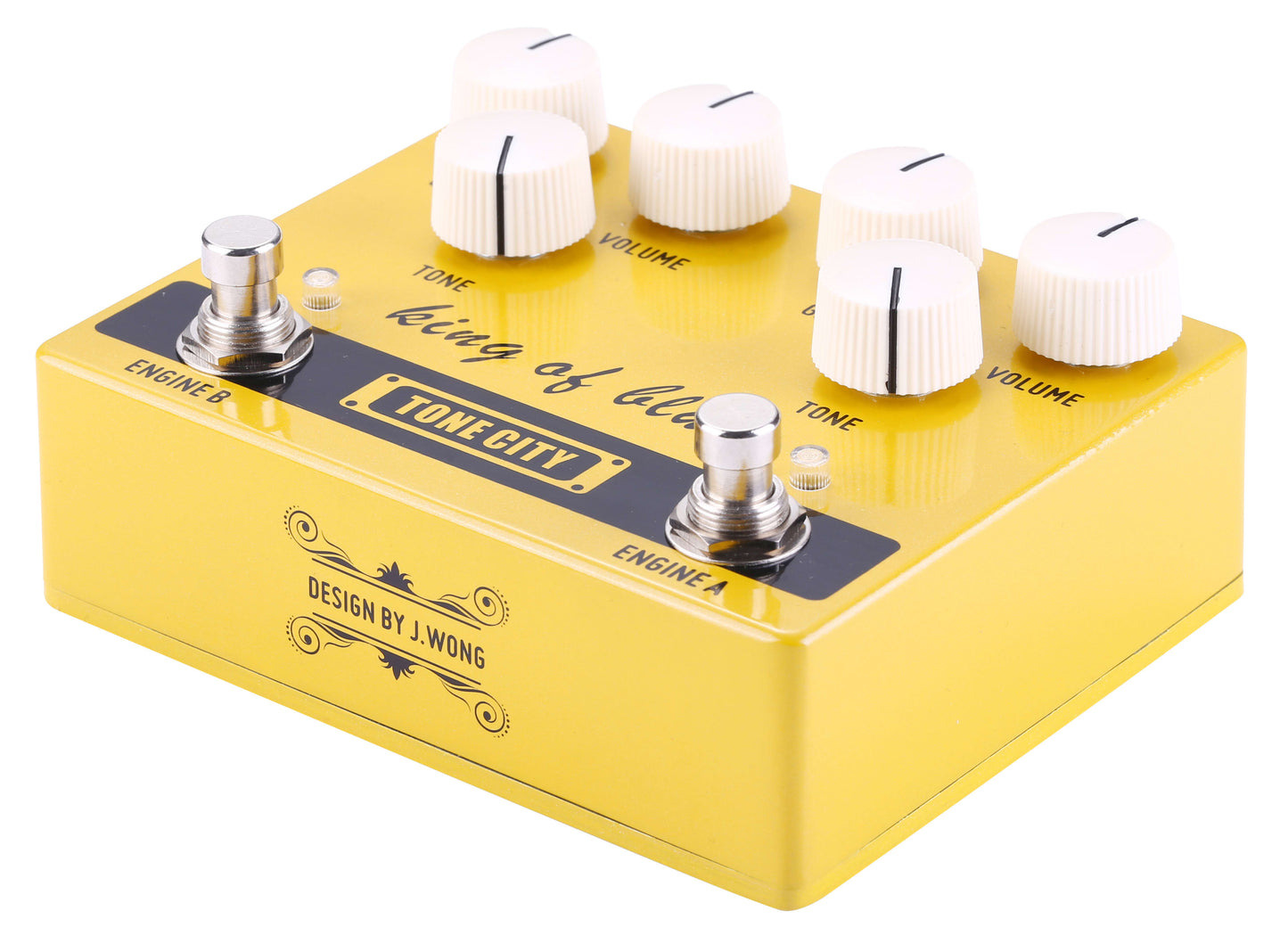 Tone City King of Blues V2 👑2 Channels Can Be Used Independently Or Combined. Channel A Warm, Transparent With Accentuated mids, Channel B Is Fat, Smooth With Dynamic Bass & Less Mids