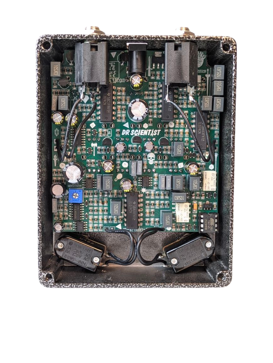 Dr. Scientist DUNGEON CRAWLER(Lowest Serial Numbers In Stock 2 Thru 6)Features A Ton Of Gain, A Ton Of Pick Attack, Deep EQ Controls, Clean Blend & Slick Noise Gate