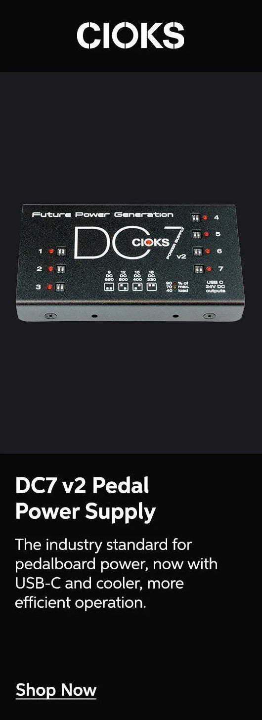 CIOKS Super Power Bundle V2⚡+2 GRIP Brackets For Mounting To PedalTrain Boards