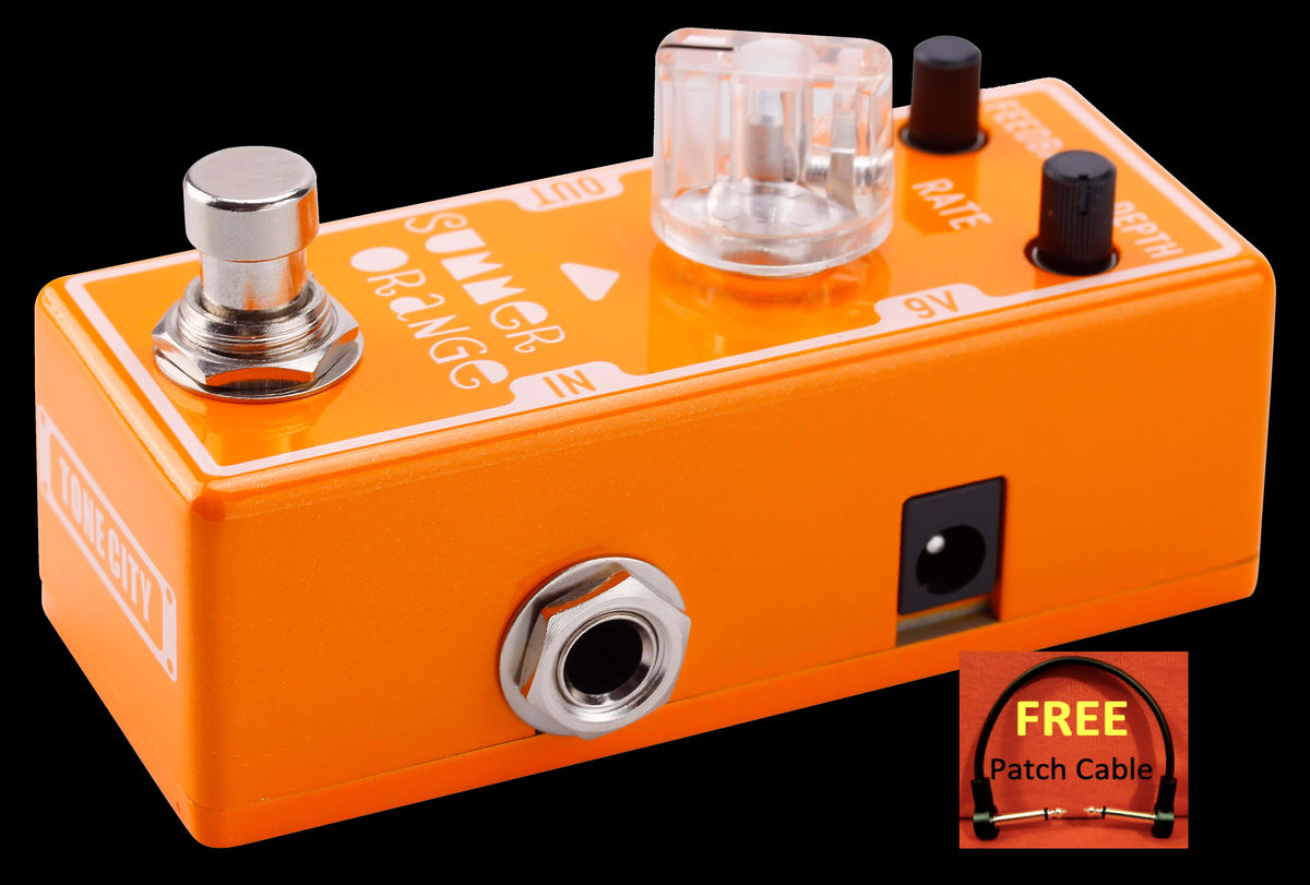 Tone City Phaser Summer Orange  Classic Four-Stage Phase MOSFET Triode!