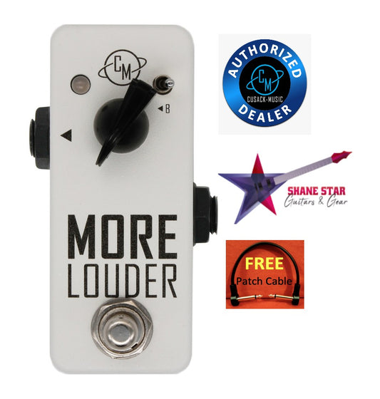 Cusack Music More Louder (WATCHLIST OFFER) Clean Boost/Buffer Pedal! Won’t Change Your Tone 0 to 25dB of Clean Boost!