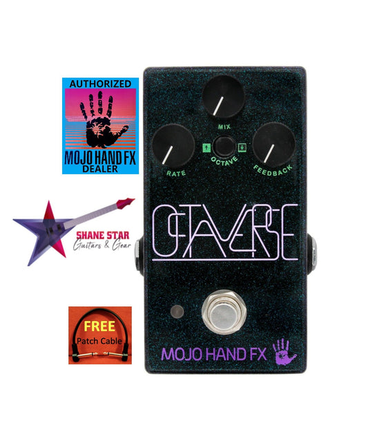 Mojo Hand FX Octaverse Reverse Delay/Octave Pedal High or Low Octave