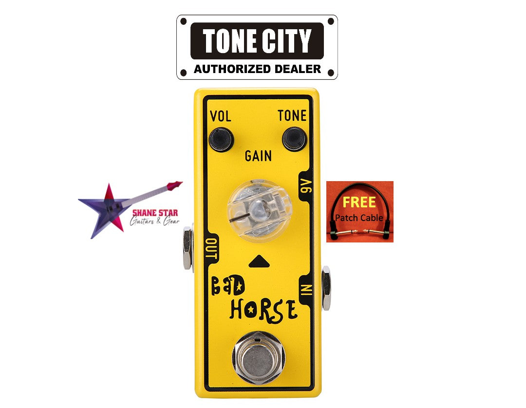 Tone City Bad Horse (Klon-Style) Overdrive/Boost! Germanium Diodes For Clear Timbre + Full Harmonics At Higher Gain Settings!