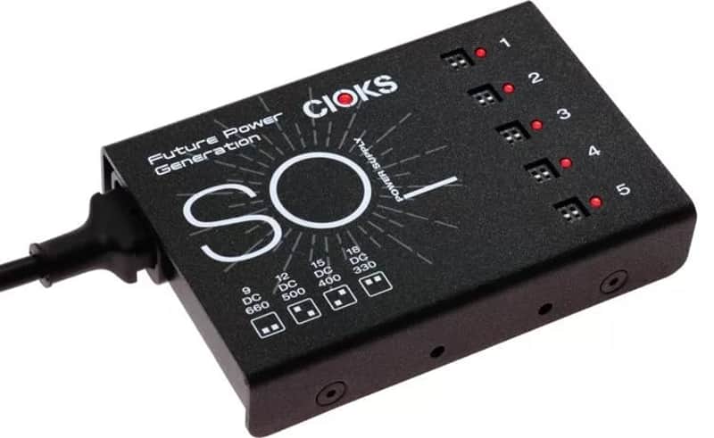 CIOKS Sol+Valeton GP-5 Bundle!(WATCHLIST OFFER)Pedal Power+Multi FX Selectable Voltage,5 Isolated Outlets,9 Cables+Multi FX