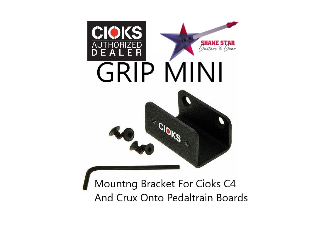 CIOKS CRUX+CIOKS Mini GRIP Bracket Bundle For Quad Cortex, Line 6 HX & More! The Ultimate Add-On To CIOKS DC7 To Power Up 9Volt Or 12Volt Multi-Effects Pedals