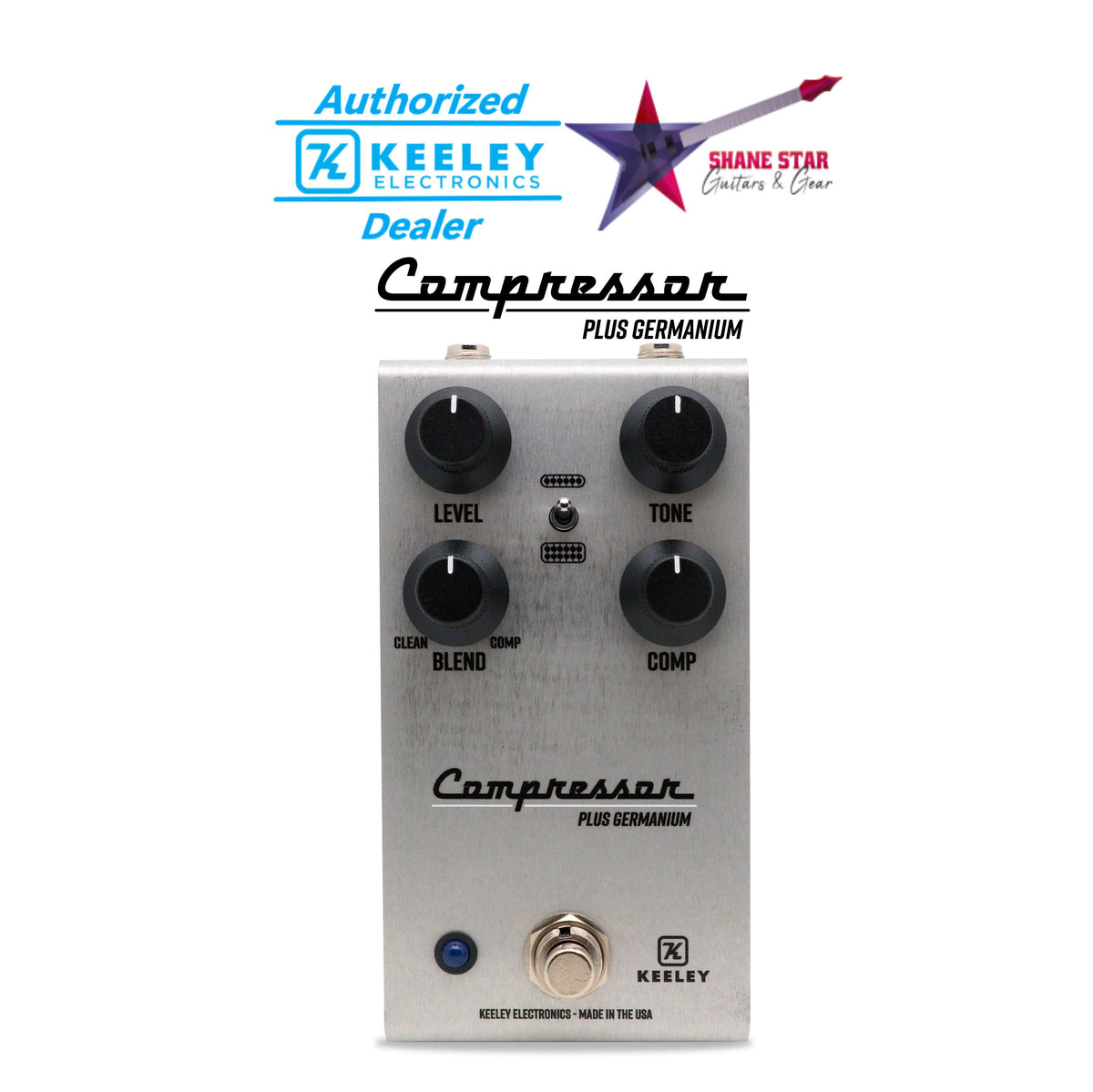 Keeley Compressor Plus Germanium⚡Improves Touch Sensitivity, Cuts Harsh Highs, Enriches Harmonic Content, & Compresses More Naturally