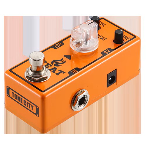 Tone City Lil Heat Overdrive Pedal Greg Koch Design With Boost Circuit & More Gain