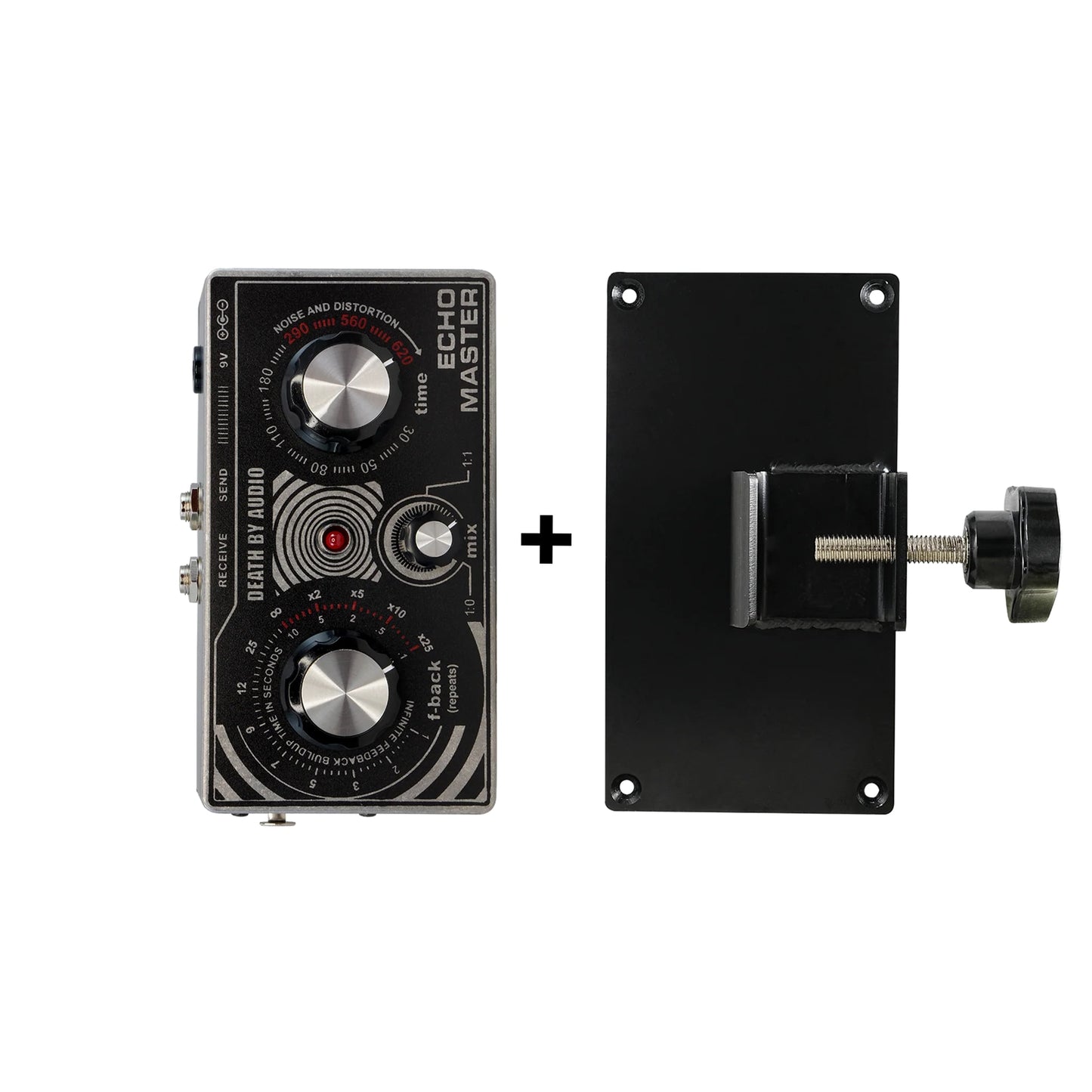 Death By Audio Echo Master With Mic Stand Clip & Power Supply Included🎙Vocal PreAmp And Delay