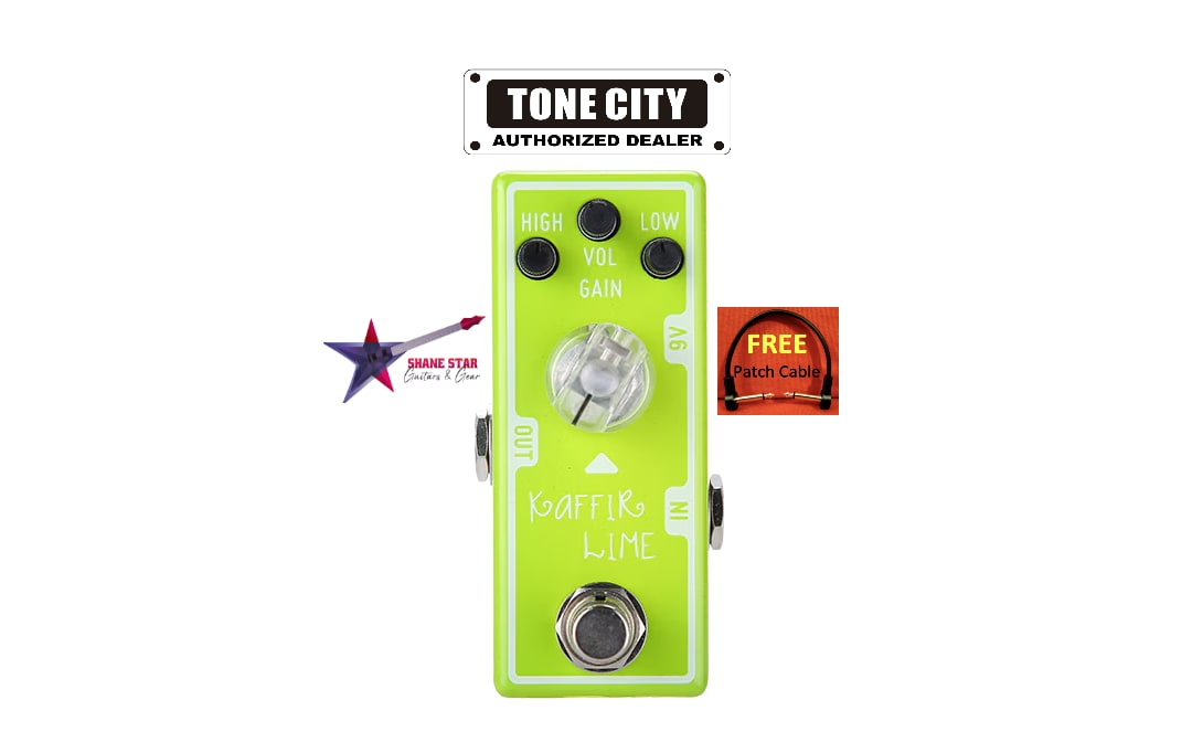 Tone City Kaffir Lime⚡Tube Screamer⚡Style Overdrive With Extended Features
