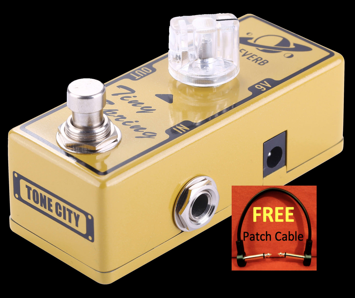 Tone City Tiny Spring V2🎶Classic Fender Style Amp Reverb To 'Cavernous' Surf Rock Sounds!