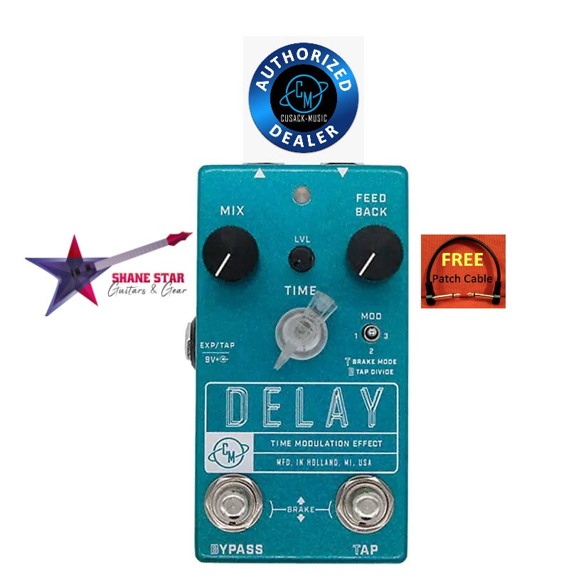 Cusack Music Delay TME 2.0(WATCHLIST OFFER) TIME MODULATION EFFECT Very Useable Range Of Delay Time, + Features Such As Modulation, Brake Mode, Tap Divide, And An EXPression/ Tap Jack!