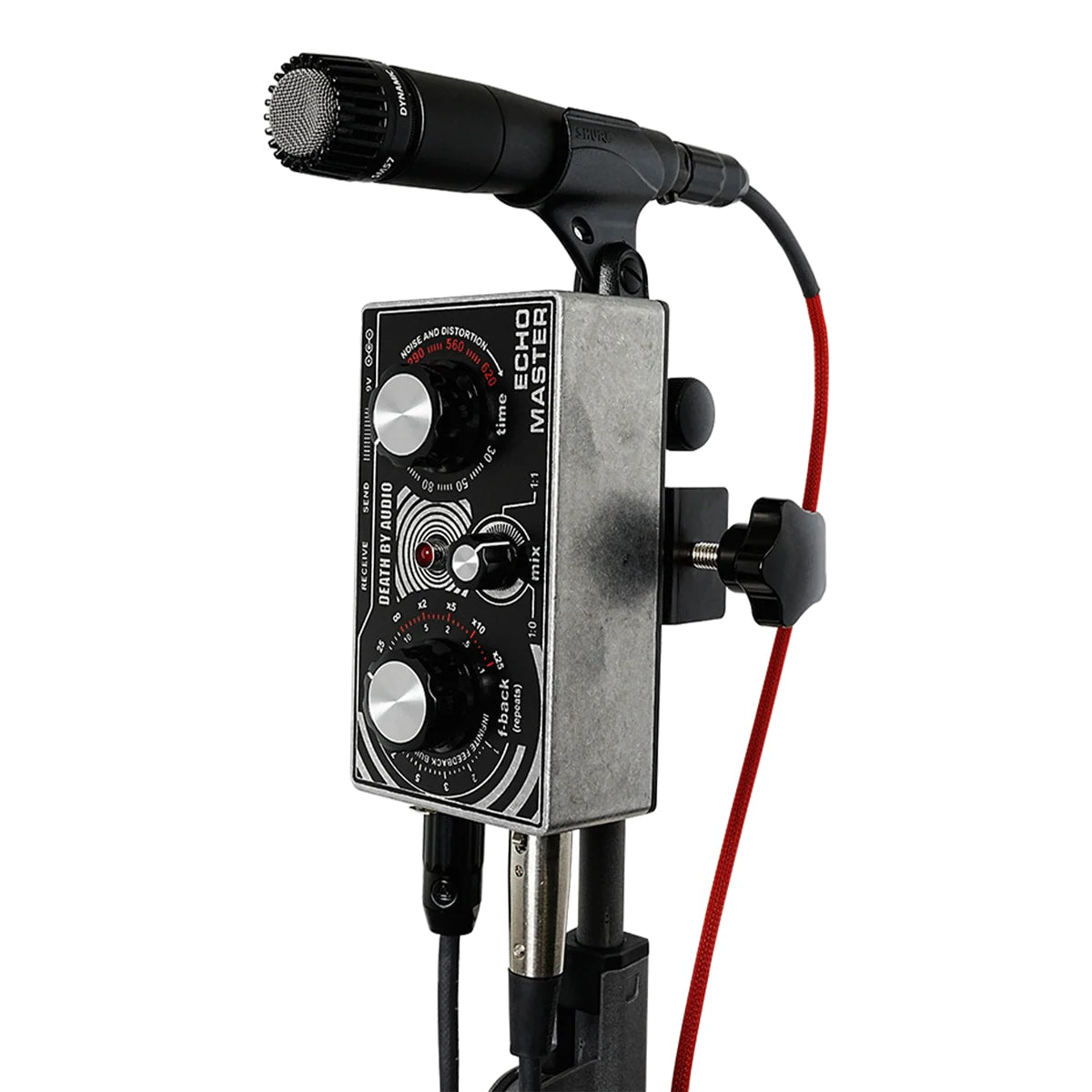 Death By Audio Echo Master With Mic Stand Clip & Power Supply Included🎙Vocal PreAmp And Delay