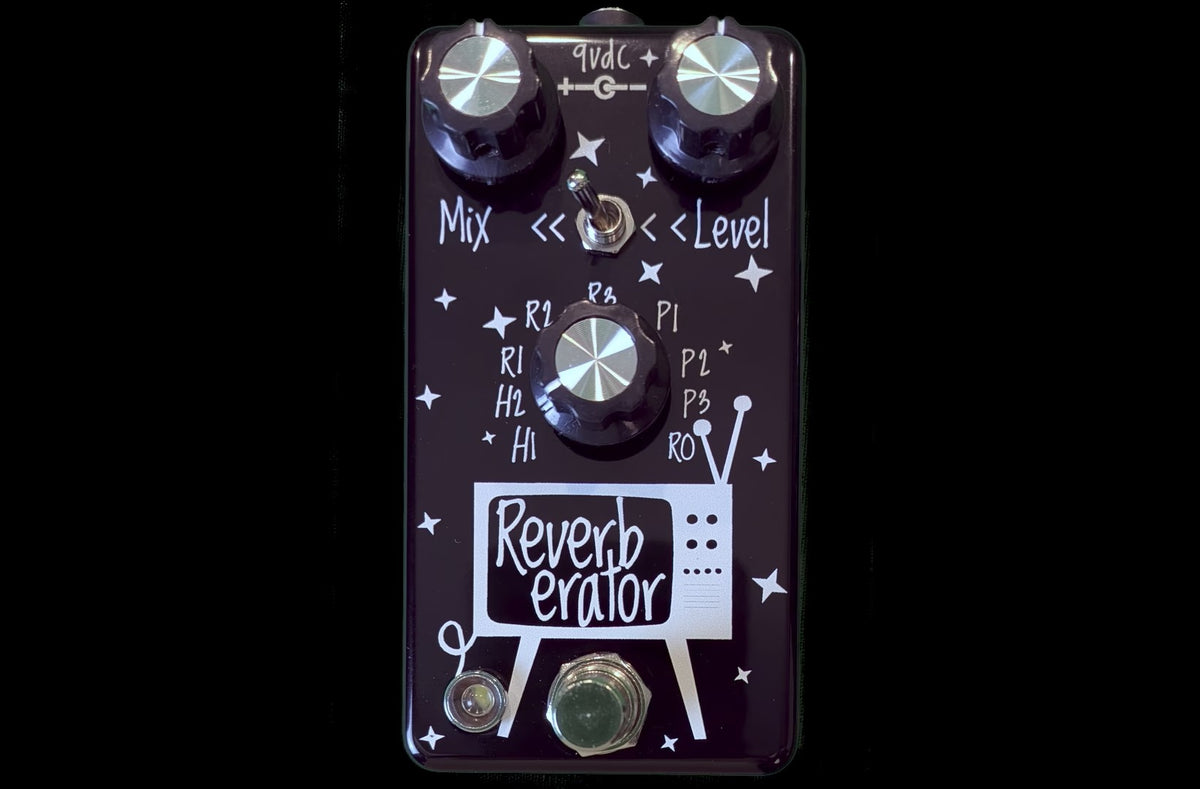 Dr. Scientist Mini Reverberator🎶9 Excellent Sounding Reverb Algorithms In A Compact Box! TV Deep Purple Sparkle Finish